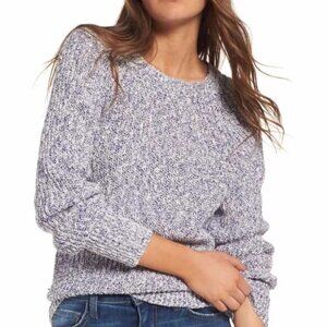 Free People Purple Crew Neck Sweater
